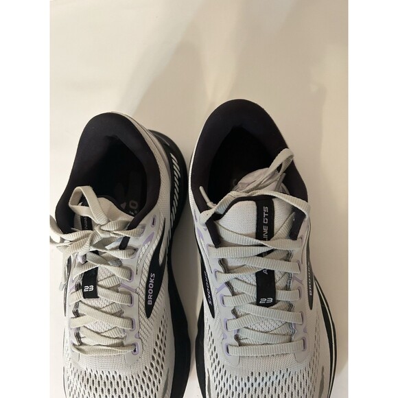 Size 9 - Brooks Adrenaline GTS 23 Gray And Lavender Womens EU 40.5 - Picture 8 of 12